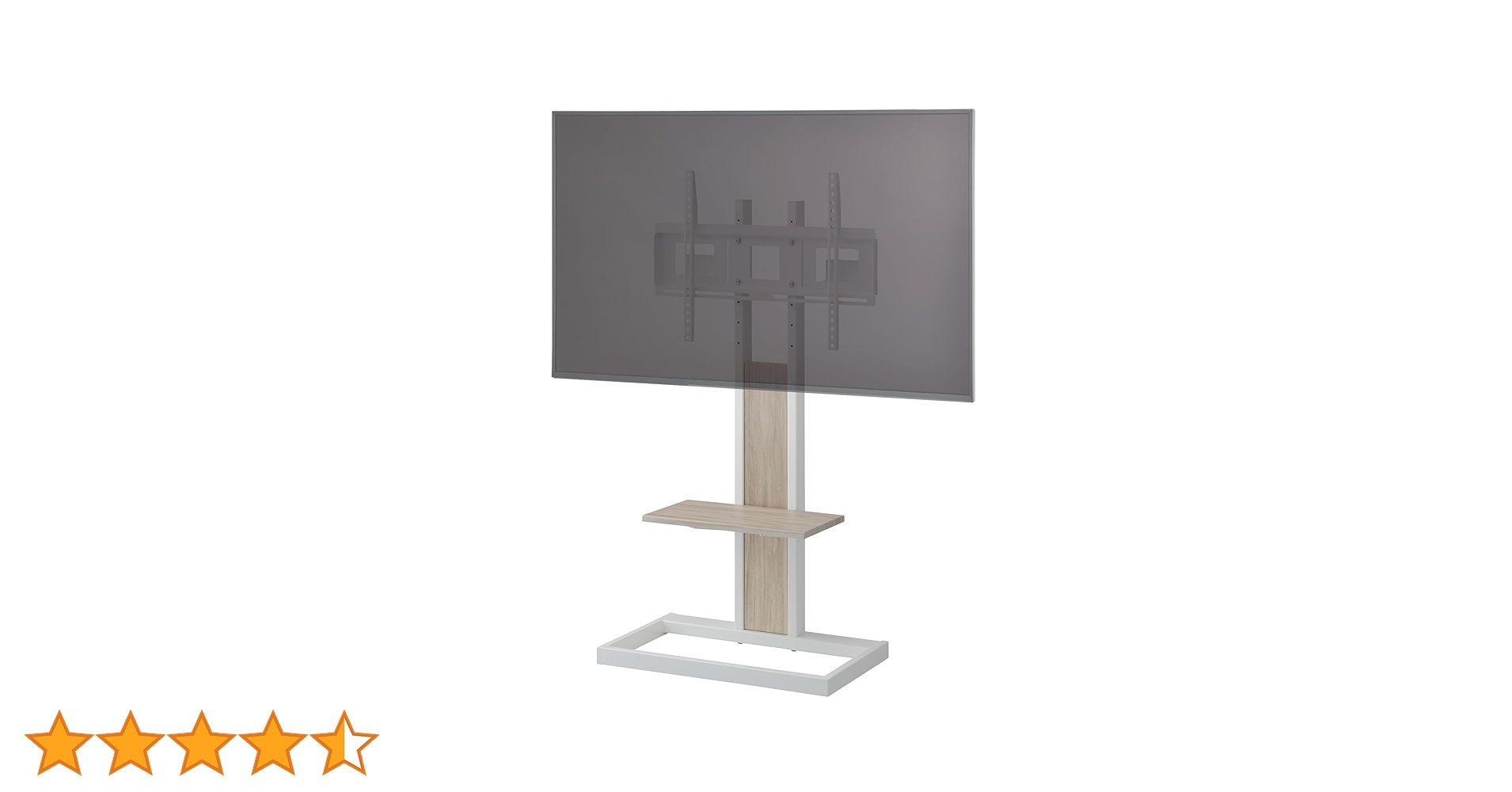 Amazon | ハヤミ工産 テレビスタンド 壁寄 65v型まで対応 ホワイト KF